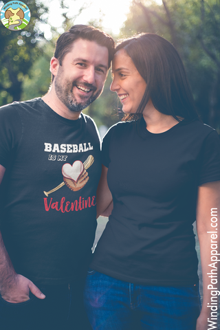 Baseball is my Valentine Short-Sleeve Unisex T-Shirt