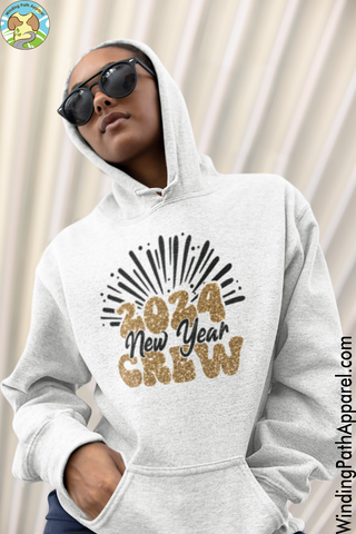 New Year Crew 2024 Premium eco hoodie