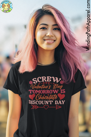 Screw Valentines Day Unisex t-shirt