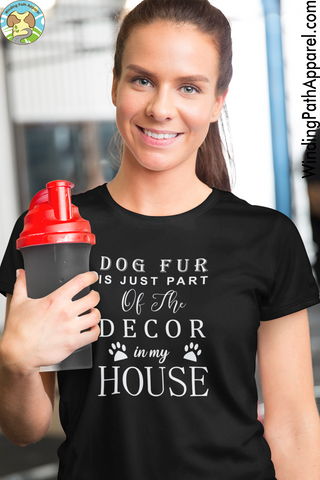 Dog Fur is Just Part of the Decor Short-Sleeve Unisex T-Shirt