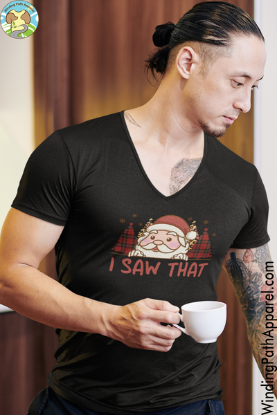 I Saw That Unisex Short Sleeve V-Neck T-Shirt