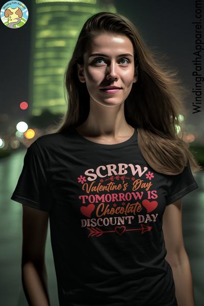 Screw Valentine's Day Short-Sleeve Unisex T-Shirt