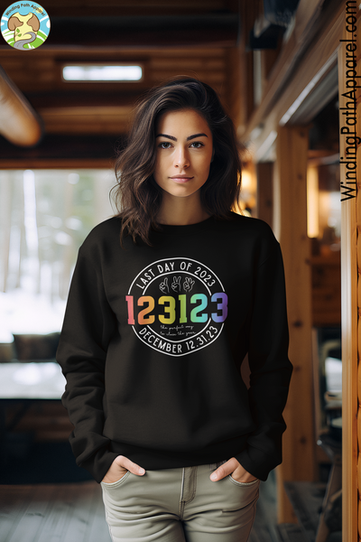 123123 Last Day of 2023 Unisex Sweatshirt