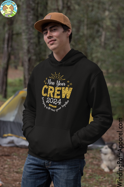 New Year Crew 2024 Youth heavy blend hoodie