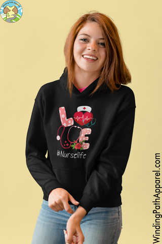 Nurse Life Valentine Unisex hoodie