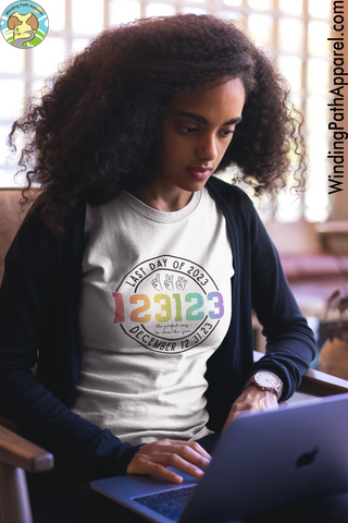 123123 Last Day of 2023 Unisex t-shirt