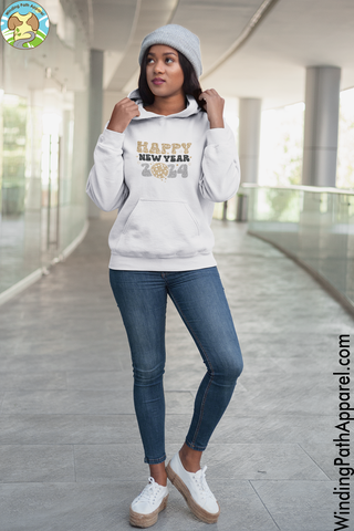 Happy New Year 2024 Premium eco hoodie