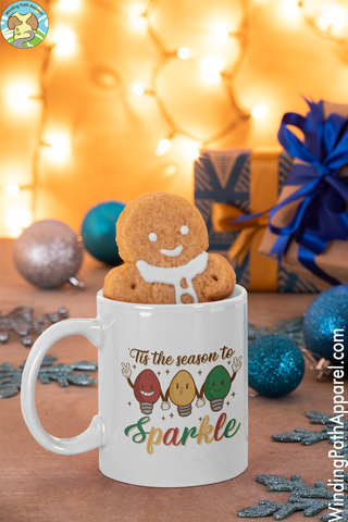 Sparkle White glossy mug