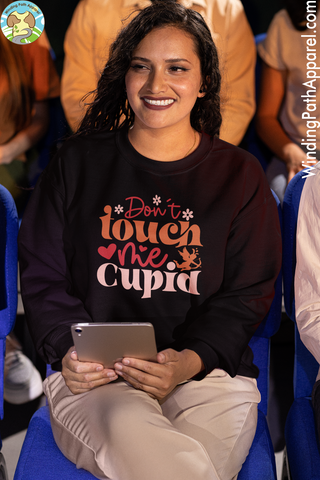 Don't Touch me Cupid Unisex eco sweatshirt