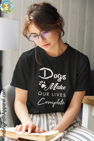 Dogs Make Our Lives Complete Short-Sleeve Unisex T-Shirt