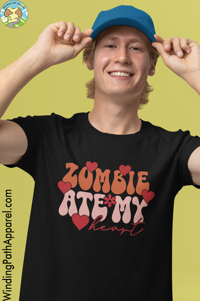 Zombie Ate My Heart Short-Sleeve Unisex T-Shirt