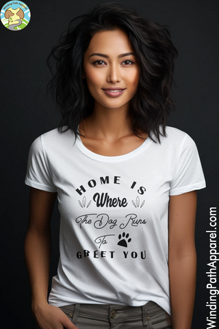 Home is Where The Dog Runs Unisex t-shirt