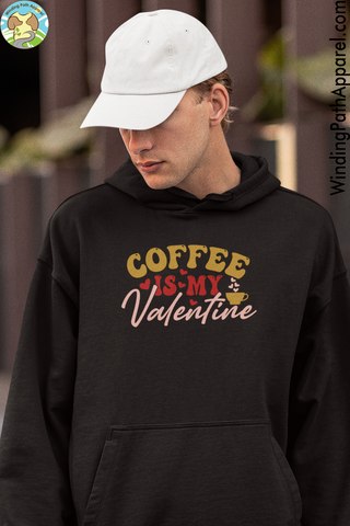 Coffee is my Valentine Youth heavy blend hoodie