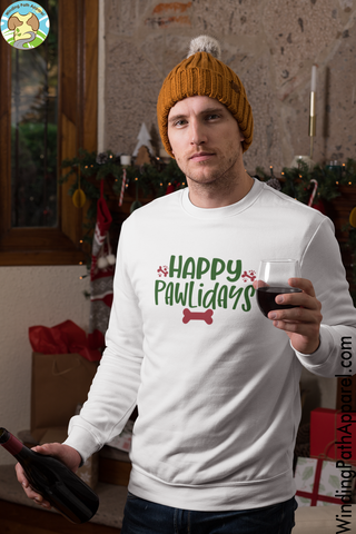 Happy Pawlidays Christmas Unisex Sweatshirt