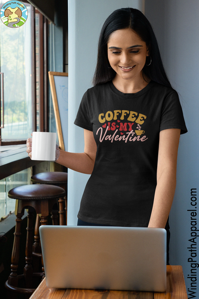 Coffee is my Valentine Short-Sleeve Unisex T-Shirt