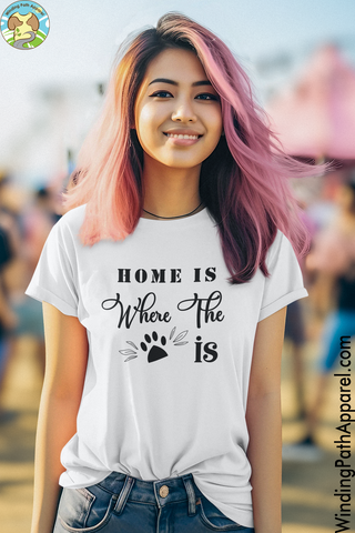 Home is Where Unisex t-shirt