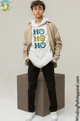 HO HO HO Youth heavy blend hoodie