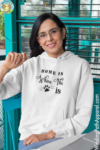 Home is Where the Paw is Unisex hoodie