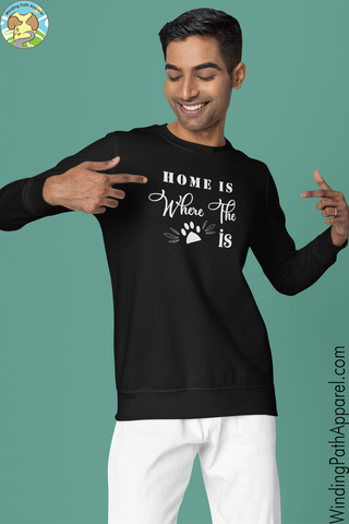 Home is Where The Paw is Unisex Sweatshirt