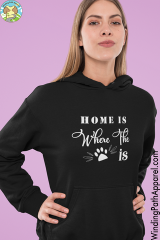 Home is Where the Paw is Unisex hoodie