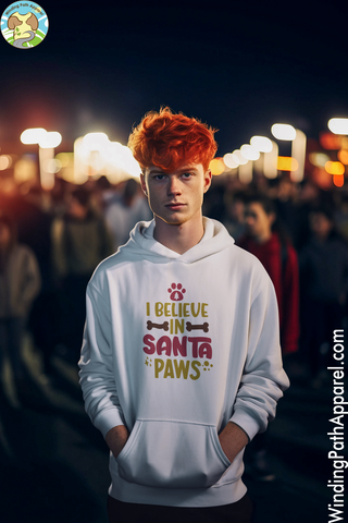 Santa Paws Youth heavy blend hoodie