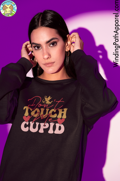 Don't Touch me Cupid Unisex eco sweatshirt