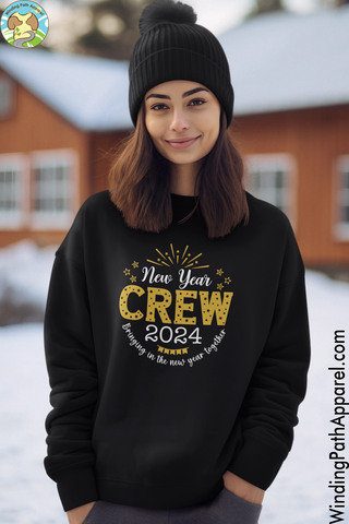 New Year Crew 2024 Unisex Sweatshirt