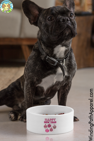 Happy New Year 2024 Pet bowl