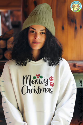 Meowy Christmas Unisex Hoodie