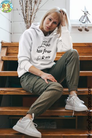 Love Has Four Paws Unisex Hoodie