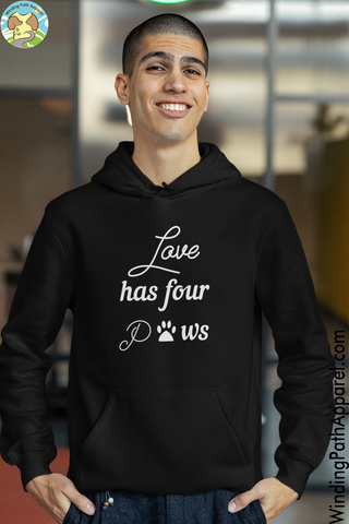 Love Has Four Paws Unisex Hoodie