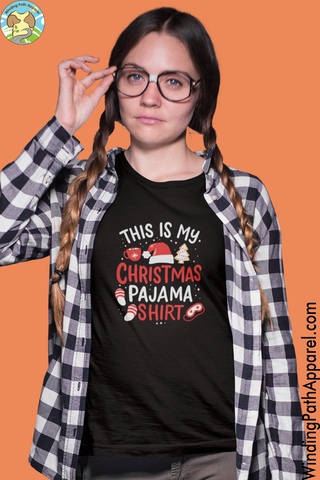Christmas Pajama Youth Short Sleeve T-Shirt