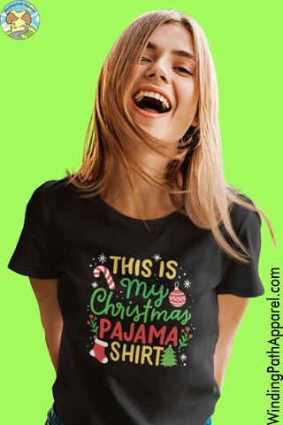 Christmas Pajama Youth Short Sleeve T-Shirt