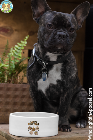 Happy New Year 2024 Pet bowl