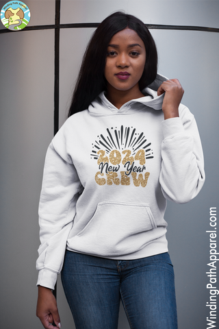 New Year  Crew 2024 Youth heavy blend hoodie