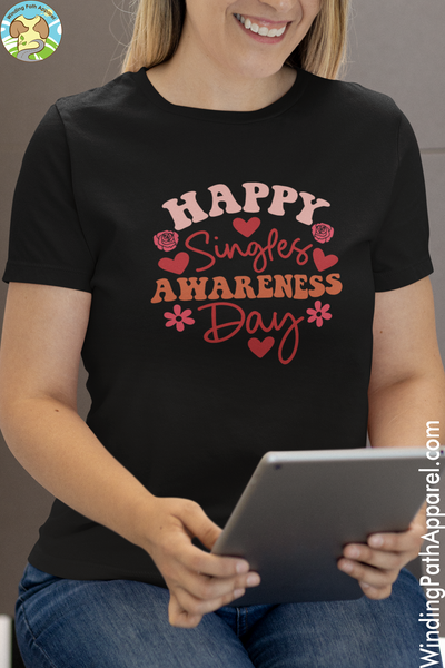 Happy Singles Awareness Day Short-Sleeve Unisex T-Shirt