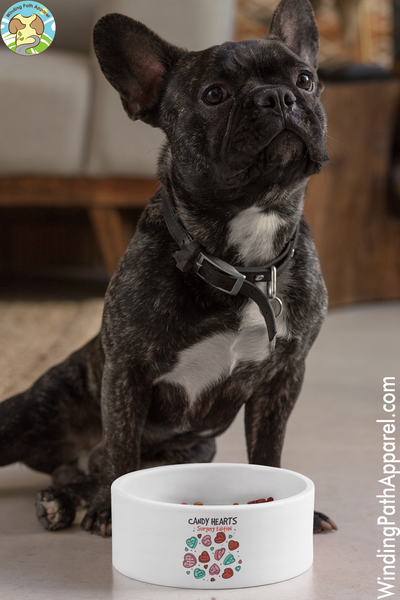 Candy Hearts Pet bowl