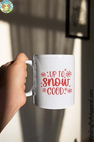Snow Good White glossy mug