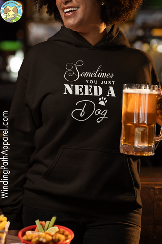 Sometimes You Just Need a Dog Youth heavy blend hoodie