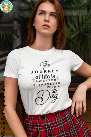 Journey of Life With a Dog Short-Sleeve Unisex T-Shirt