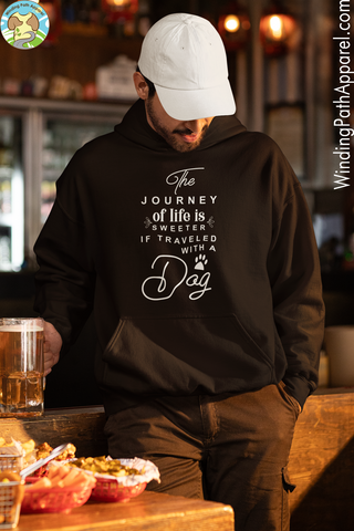 Journey of Life Traveled With Dog Youth heavy blend hoodie