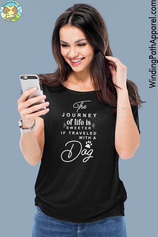 Traveled With a Dog Unisex t-shirt