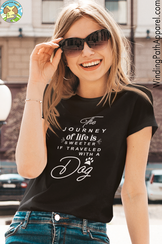 Journey of Life Traveled With Dog Youth Short Sleeve T-Shirt