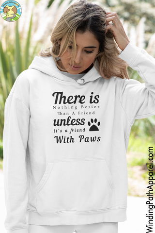 A Friend With Paws Unisex Hoodie