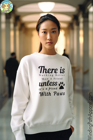 A Friend With Paws Unisex Sweatshirt