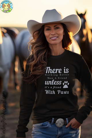 A Friend With Paws Unisex Sweatshirt