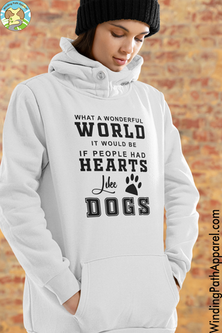 Hearts Like Dogs Unisex Hoodie