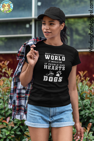 Hearts Like Dogs Unisex t-shirt