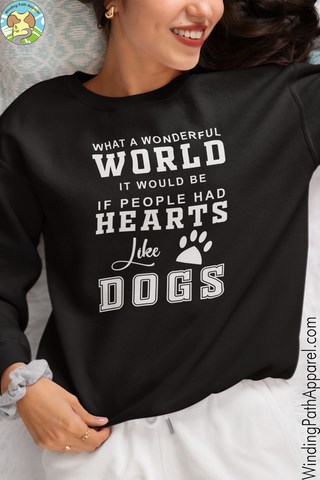 Hearts Like Dogs Unisex Sweatshirt