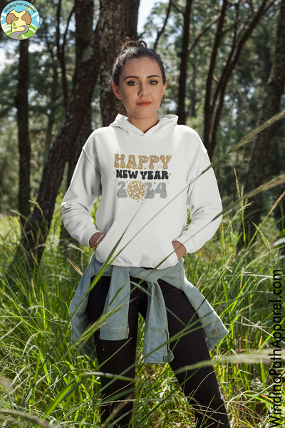 Happy New Year 2024 Youth heavy blend hoodie